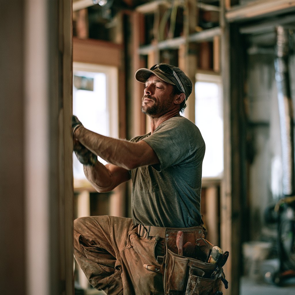 A home & trades creator at work
